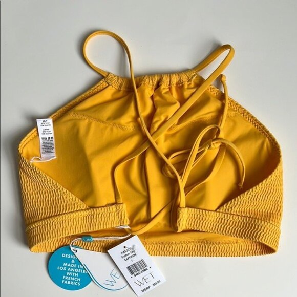 NWT WET SWIMWEAR Sutton Top in Saffron - L - Picture 6 of 6